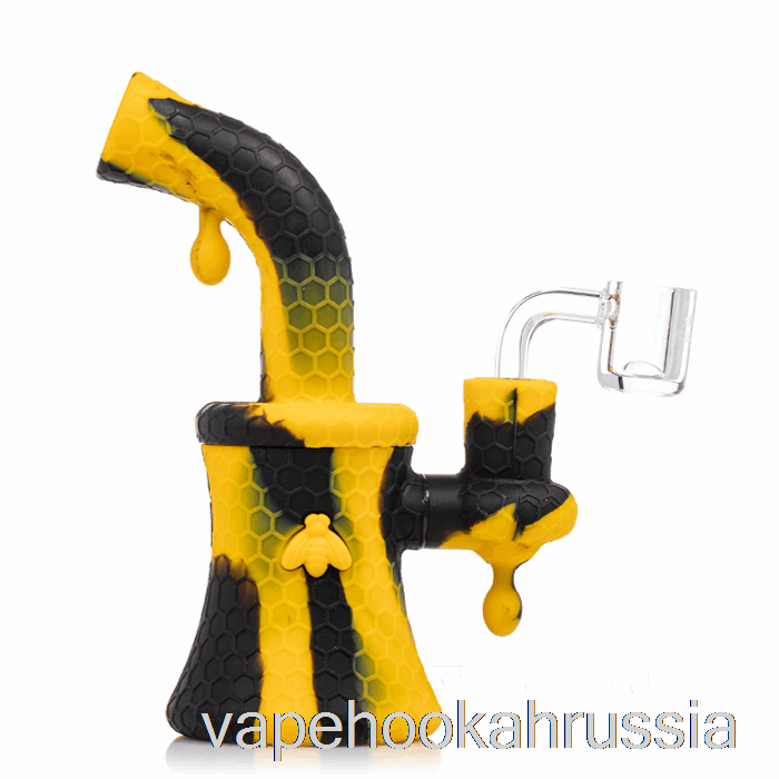 Vape Juice Stratus Bee Silicone Dab Rig Sol (черный/желтый)